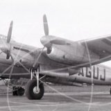 G-AGUJ - Avro Lancaster at London Airport in 1949