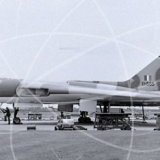 XH555 - Avro Vulcan at Waddington in 1966