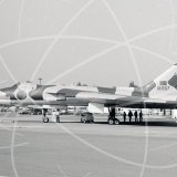 XH557 - Avro Vulcan at Abbotsford in 1973
