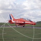 RED - BAe Systems Hawk T.1 at Scampton in 2008