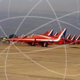 RED - BAe Systems Hawk T.1 at Fairford in 2003