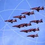 RED - BAe Systems Hawk T.1 at Cottesmore in 2002