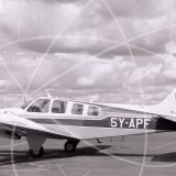 5Y-APF - Beech Baron at Wilson Airport in 1973