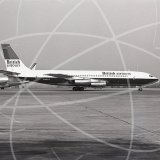 G-APFG - Boeing 707 436 at Gatwick in 1974