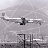 N893PA - Boeing 707 321B at Kai Tak Hong Kong in 1970