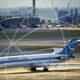 YK-AGE - Boeing 727 at Heathrow in 1996