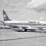 HZ-AGK - Boeing 737 268 at Heathrow in 1977