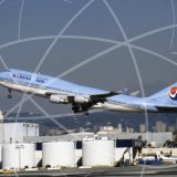 HL7492 - Boeing 747 at Tokyo Haneda Airport in 2001