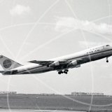 N735PA - Boeing 747 at Heathrow in 1990