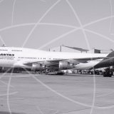 VH-EBV - Boeing 747 338 at Sydney in 1986