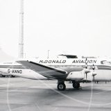 G-ANNO - de Havilland Heron at Amsterdam Schiphol in 1974