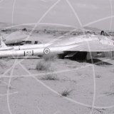 507 - de Havilland Vampire at Jeddah Airport in 1976