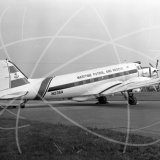 N23SA - Douglas DC-3 at Santa Barbara in 1977