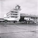 N54373 - Douglas DC-4 at Beirut Airport in 1957