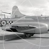 VW437 - Gloster Meteor at Turnhouse in 1959