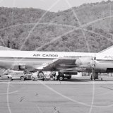 VH-RMB - Lockheed Electra L-188 II at Cairns in 1974