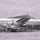 VH-EAM - Lockheed Super Constellation L-1049G at London Airport in 1957