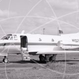 N1072 - North American Sabreliner at Teterboro in 1969