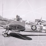 N308WK - Supermarine Spitfire T.9 at Madera in 1984