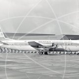 G-APEI - Vickers Vanguard at Heathrow in 1975
