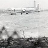 G-APEI - Vickers Vanguard at Heathrow in 1975
