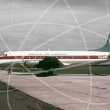 G-AVED - Vickers Viscount V745 at Cambridge in 1969