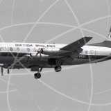 G-AYOX - Vickers Viscount V814 at Heathrow in 1980
