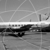 N7412 - Vickers Viscount V745 at Mobile, Alabama in 1980
