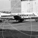 N7415 - Vickers Viscount V745 at Minneapolis-St.Paul in 1960