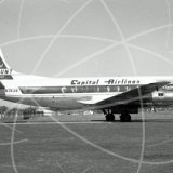 N7438 - Vickers Viscount V745 at La Guardia in 1960